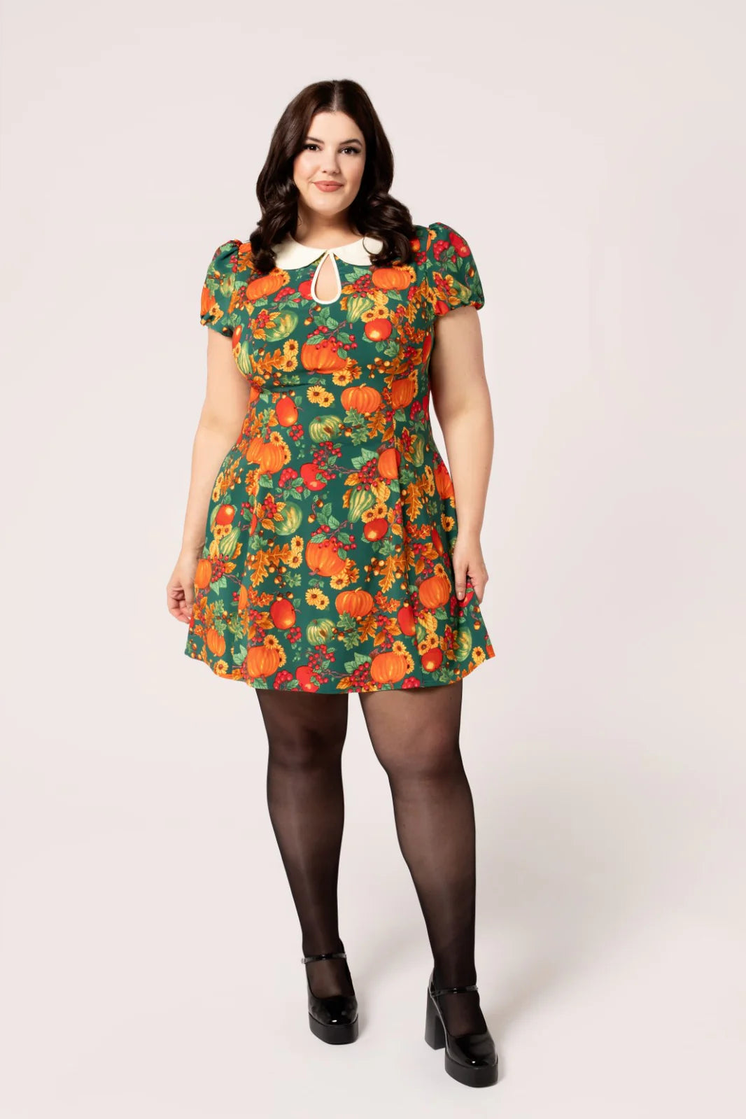 Autumn Mini Dress by Hell Bunny