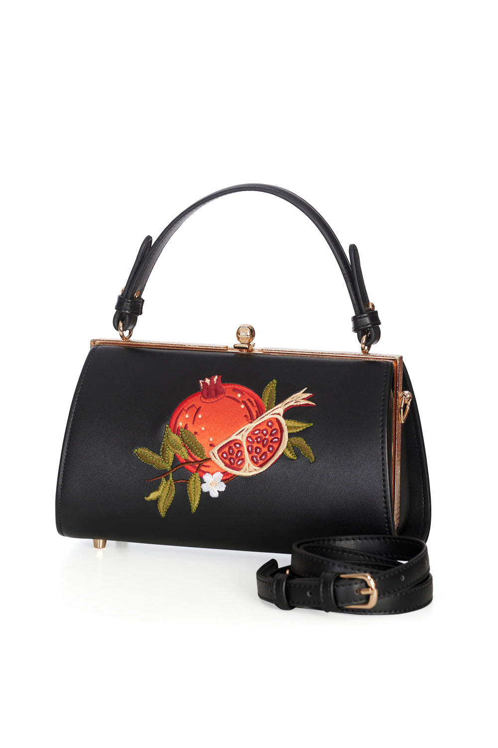 Pomegranate Embroidered Bag by Banned Retro