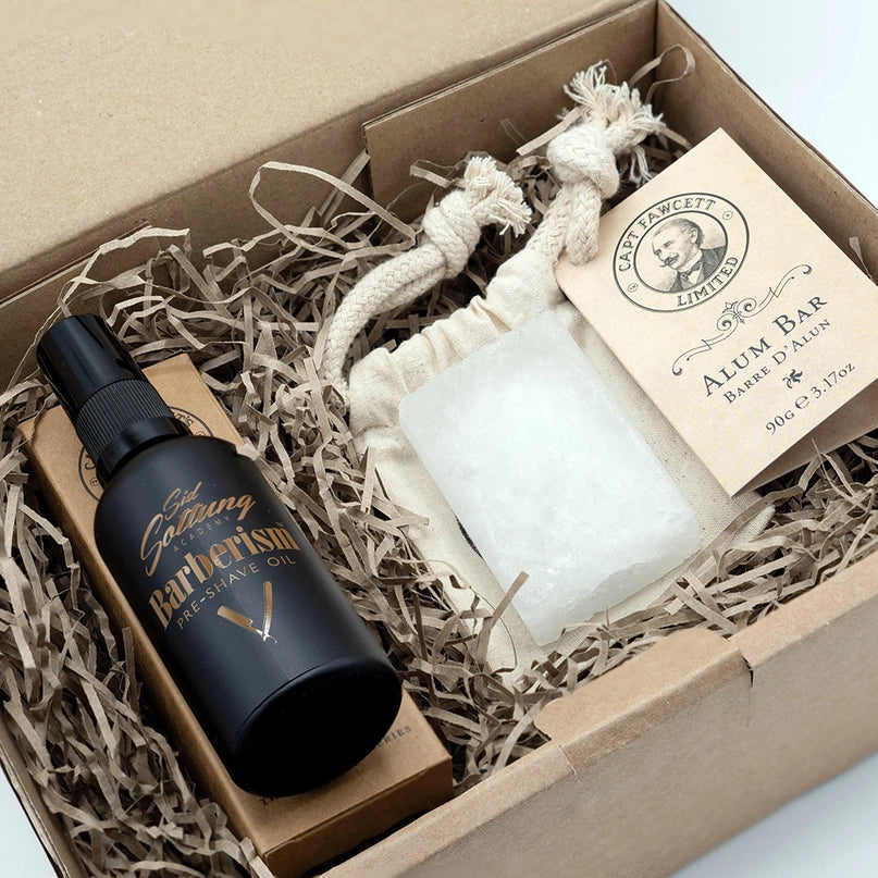 Captain Fawcett's Shaving Gift Set for Men