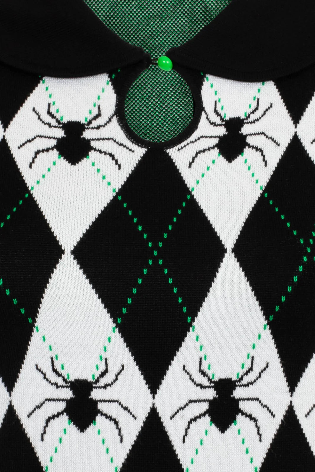 Natasha Spider Knit Top by Hell Bunny