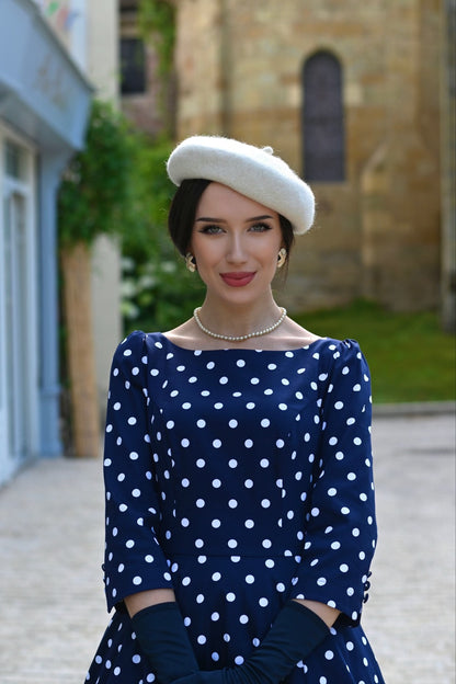 Blakely Polka Dot Swing Dress