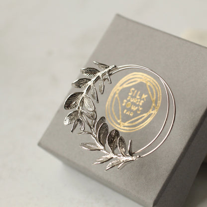 Rosemary Botanical Leaf Hoops 