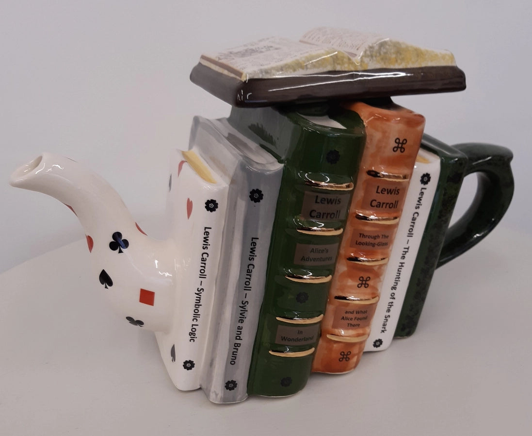 Lewis Carroll Books Teapot by Carters of Suffolk