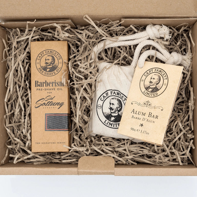 Captain Fawcett's Shaving Gift Set for Men