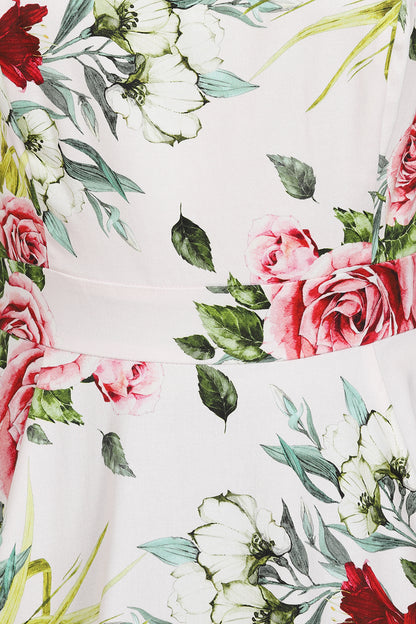 Carole Floral Swing Dress by Hearts and Roses