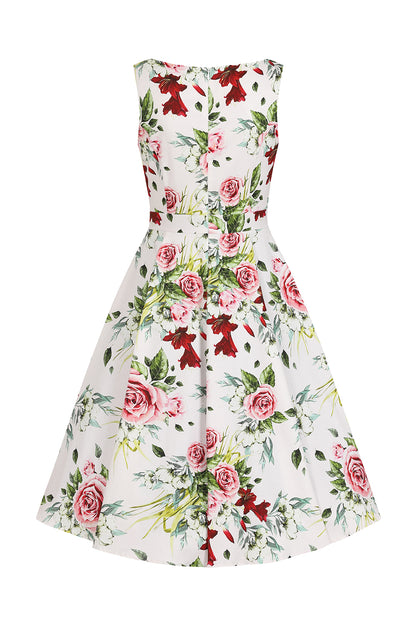 Carole Floral Swing Dress by Hearts and Roses