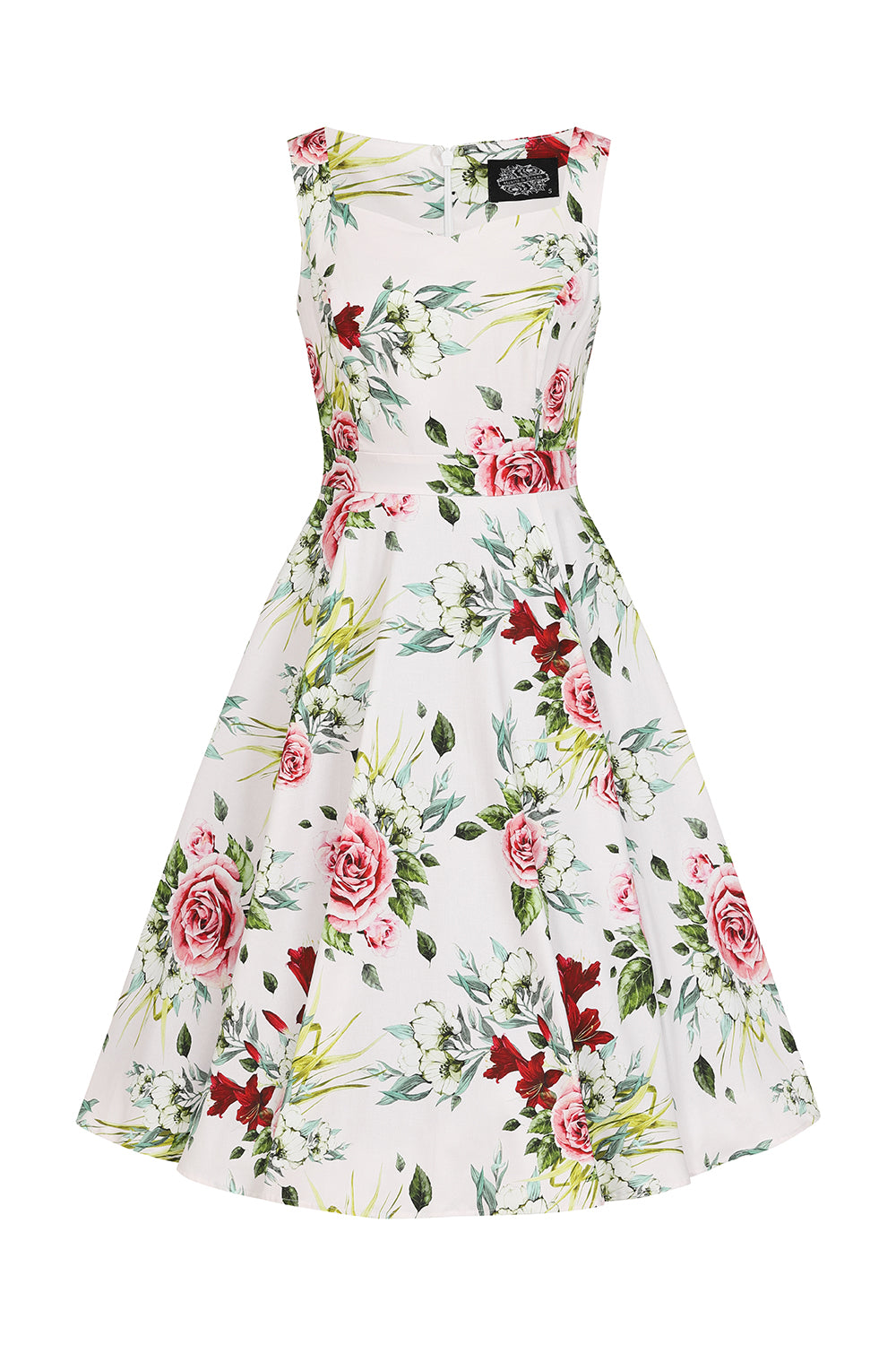 Carole Floral Swing Dress by Hearts and Roses