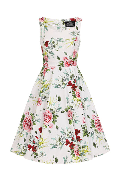 Carole Floral Swing Dress by Hearts and Roses