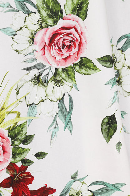 Carole Floral Swing Dress by Hearts and Roses