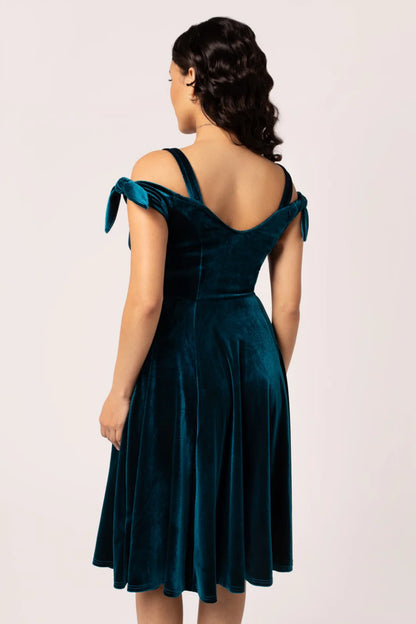 Carrie Evening Dress by Hell Bunny