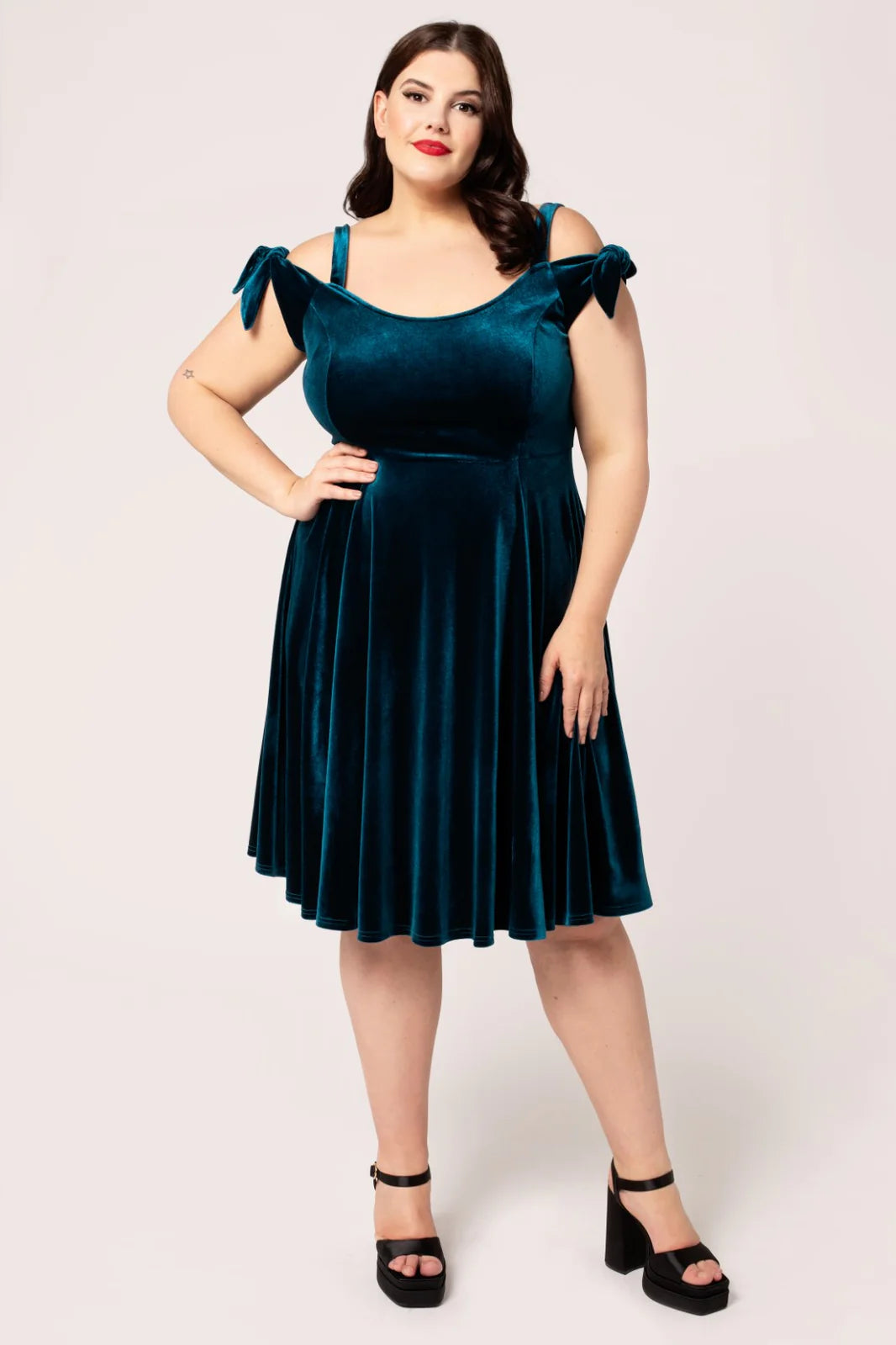 Carrie Evening Dress by Hell Bunny