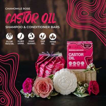 Castor Oil Shampoo / Conditioner Bar by Viori
