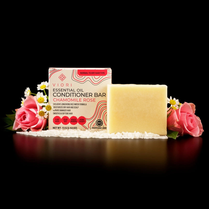 Chamomile Rose Essential Oil Shampoo Bar