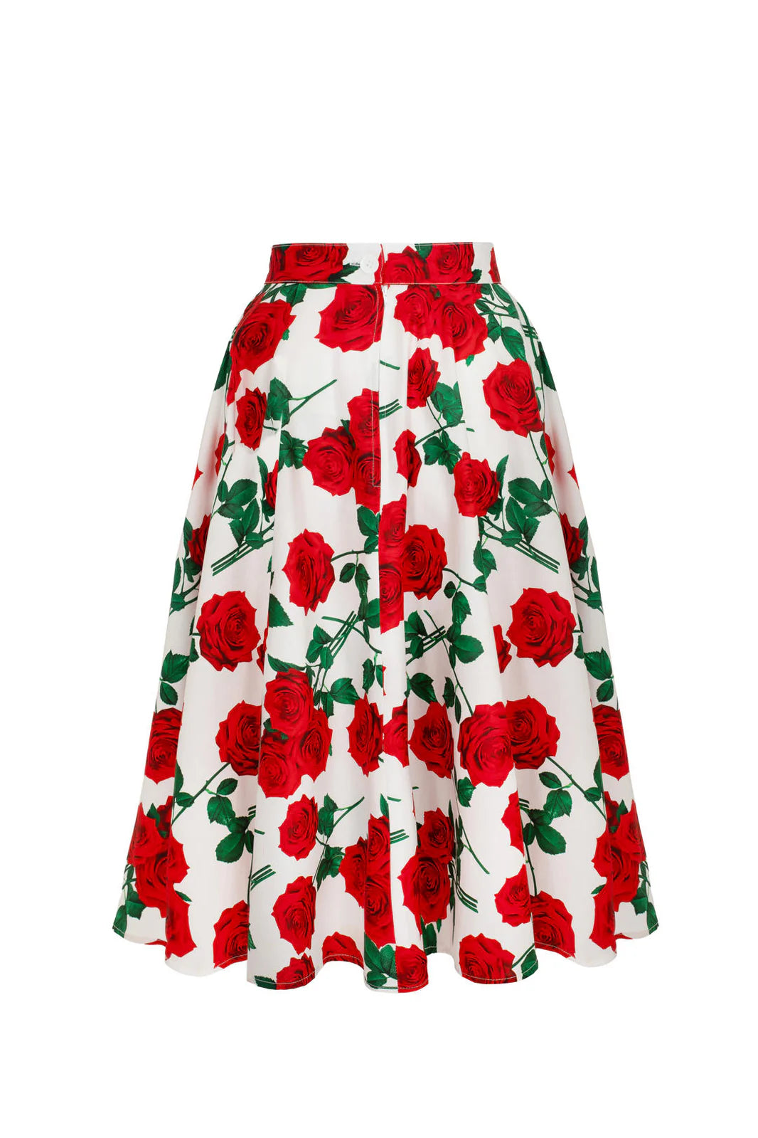 Dolce Vita Roses Skirt by Hell Bunny - Lemonie Boutique