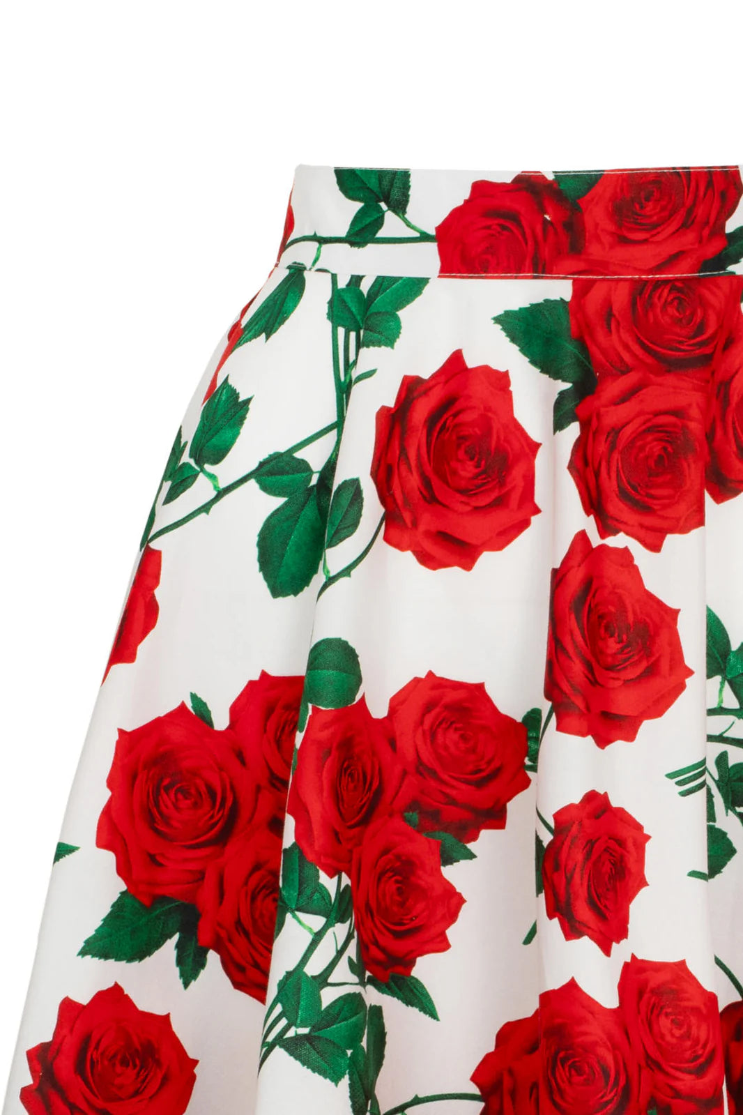 Dolce Vita Roses Skirt by Hell Bunny - Lemonie Boutique