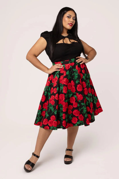 Dolce Vita 50s Skirt by Hell Bunny