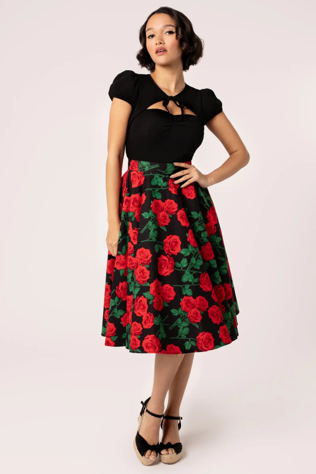 Dolce Vita 50s Skirt by Hell Bunny