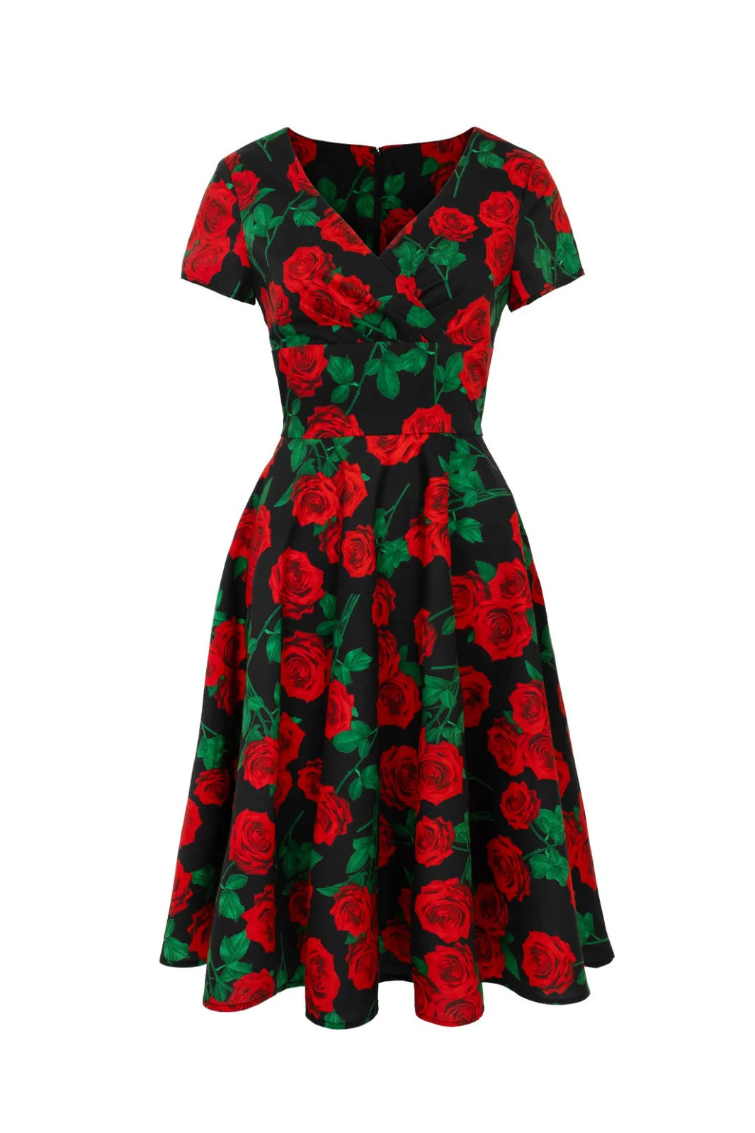 Dolce Vita Rose 50s Dress by Hell Bunny