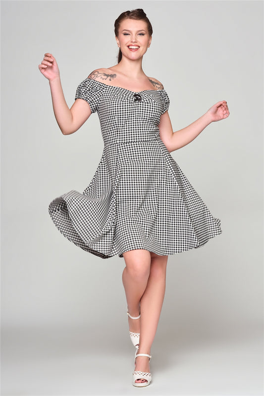 Dolores Gingham Mini Dress by Collectif