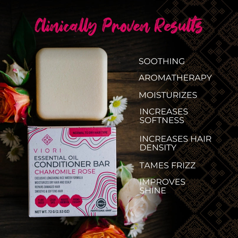 Chamomile Rose Essential Oil Conditioner Bar