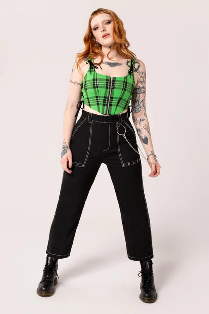 Obsidian Trousers by Hell Bunny