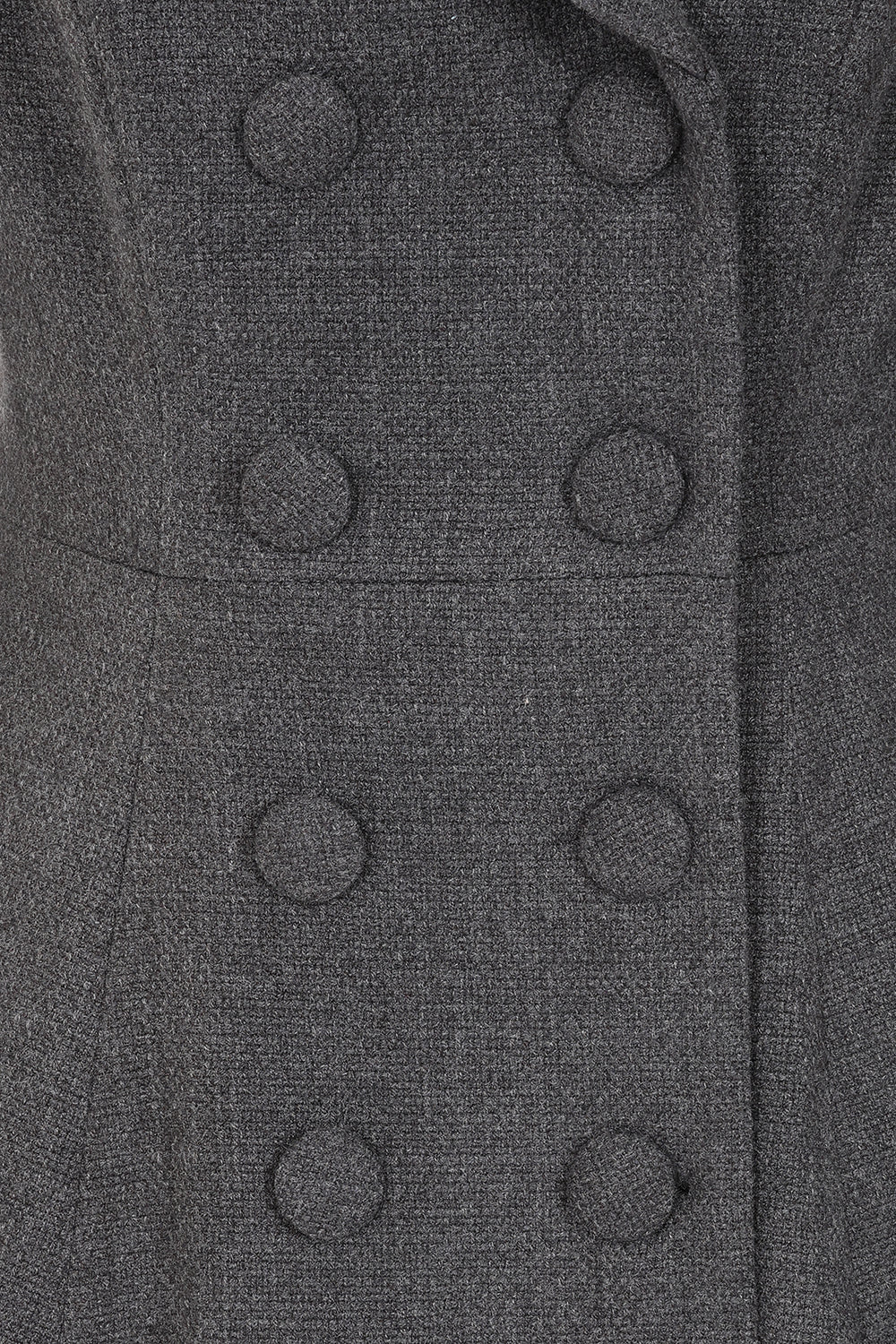 Gracie Grey Swing Coat by Hearts and Roses