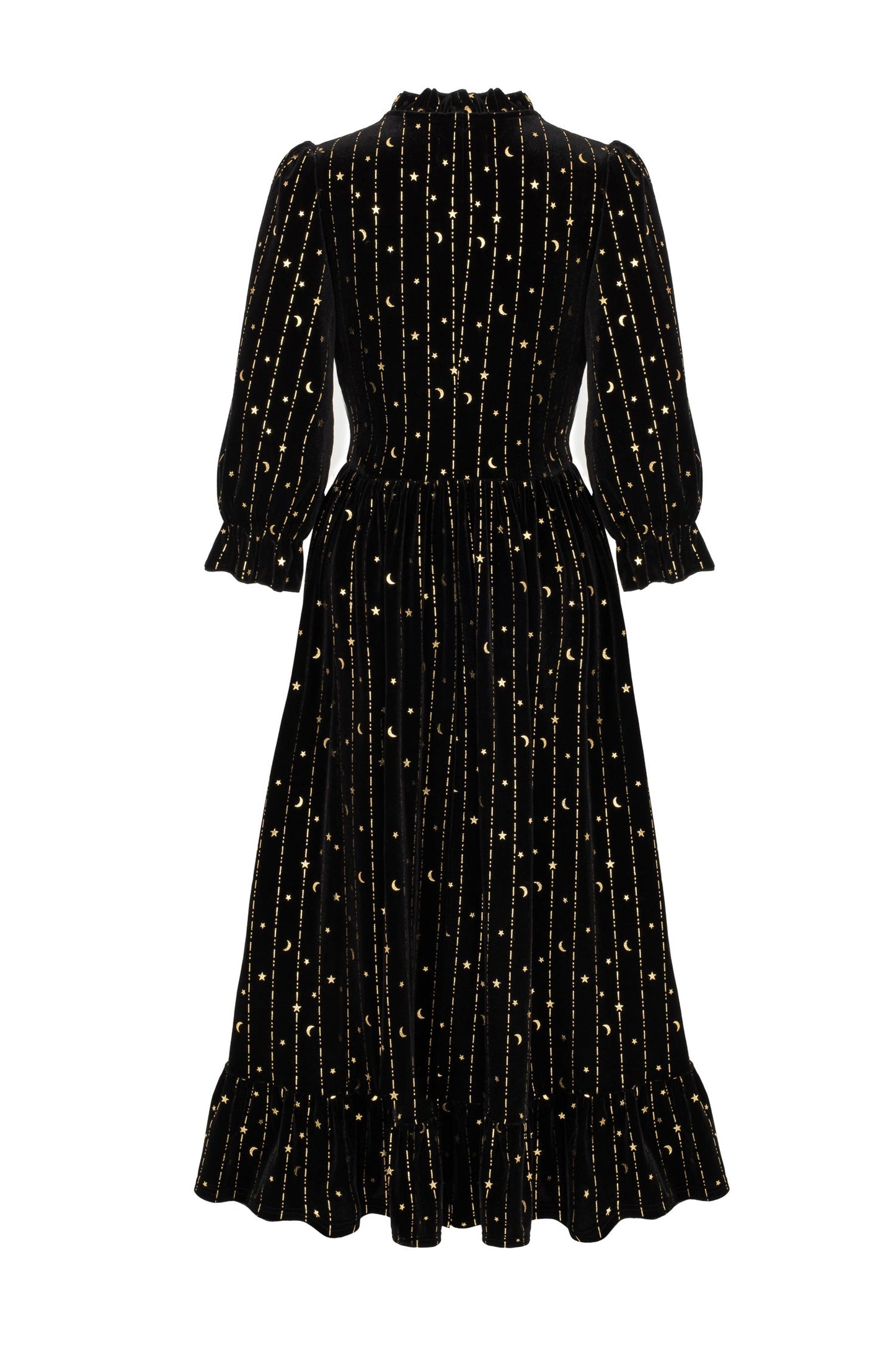 Galactica Dress in Black by Hell Bunny