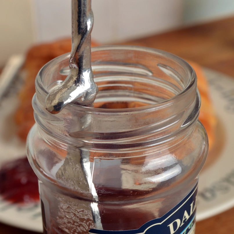 Pewter Heart Jam Jar Spoon by Glover & Smith