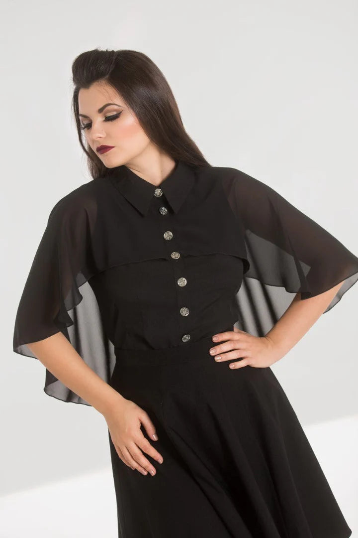 Draco Blouse by Hell Bunny