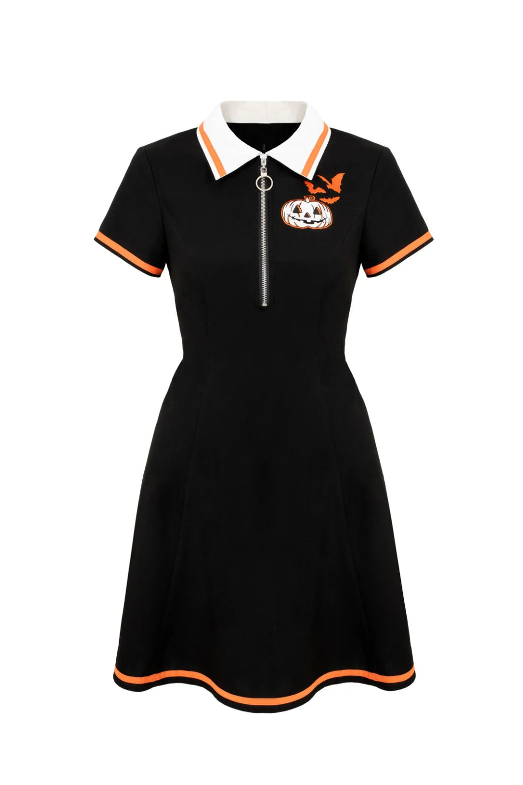 Jack O Lantern Mini Dress by Hell Bunny