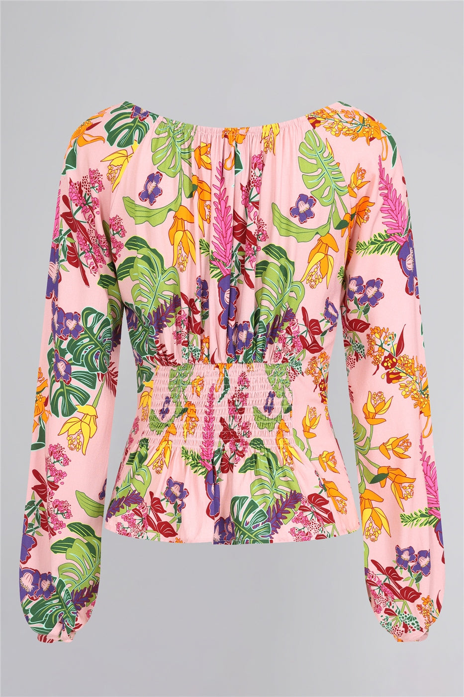 Heloise Vibrant Tropics Blouse by Collectif