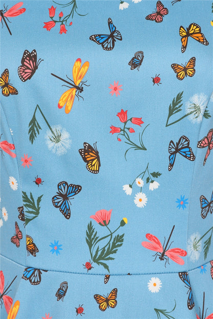 Hepburn Butterfly Field Doll Dress by Collectif