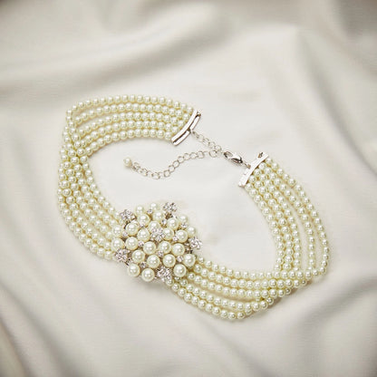 Audrey Hepburn Breakfast At Tiffany's Pearl Necklace by Lovett & Co