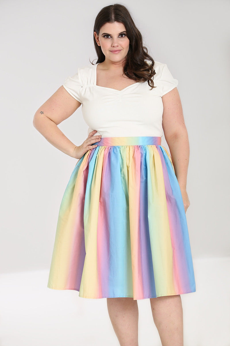 Halo 50s Skirt by Hell Bunny Lemonie Boutique