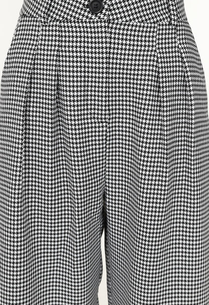 Harvey Houndstooth Culottes by Hell Bunny