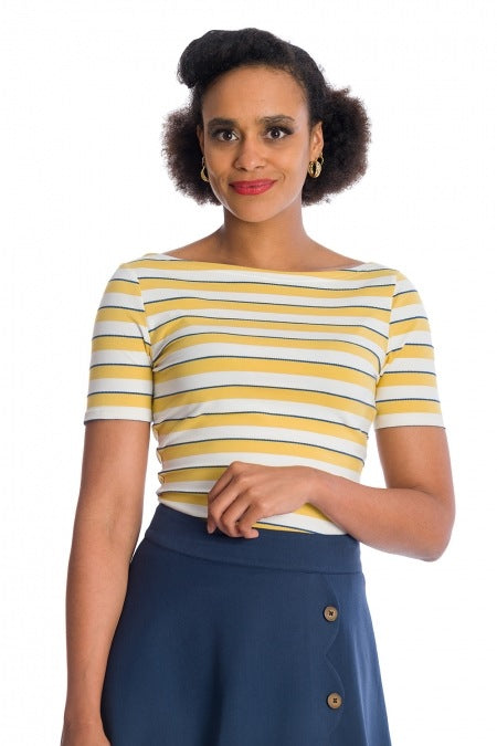 Kate Stripe Top by Banned
