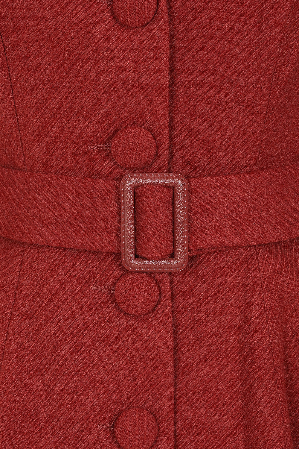 Isabella Swing Coat in Terracotta by Hearts and Roses