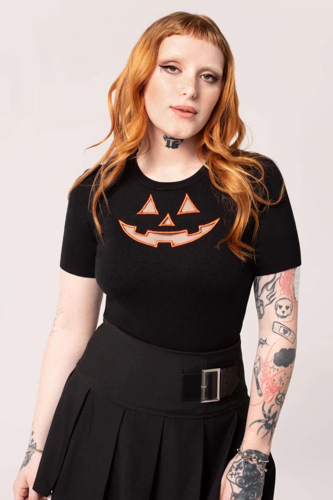 Jack O Lantern Top by Hell Bunny