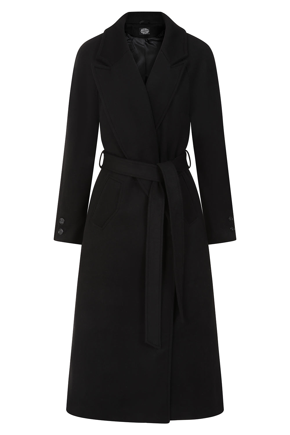 Janelle Black Coat by Hearts and Roses