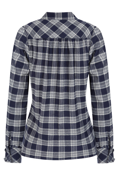 Jemima Tartan Blouse by Hearts and Roses