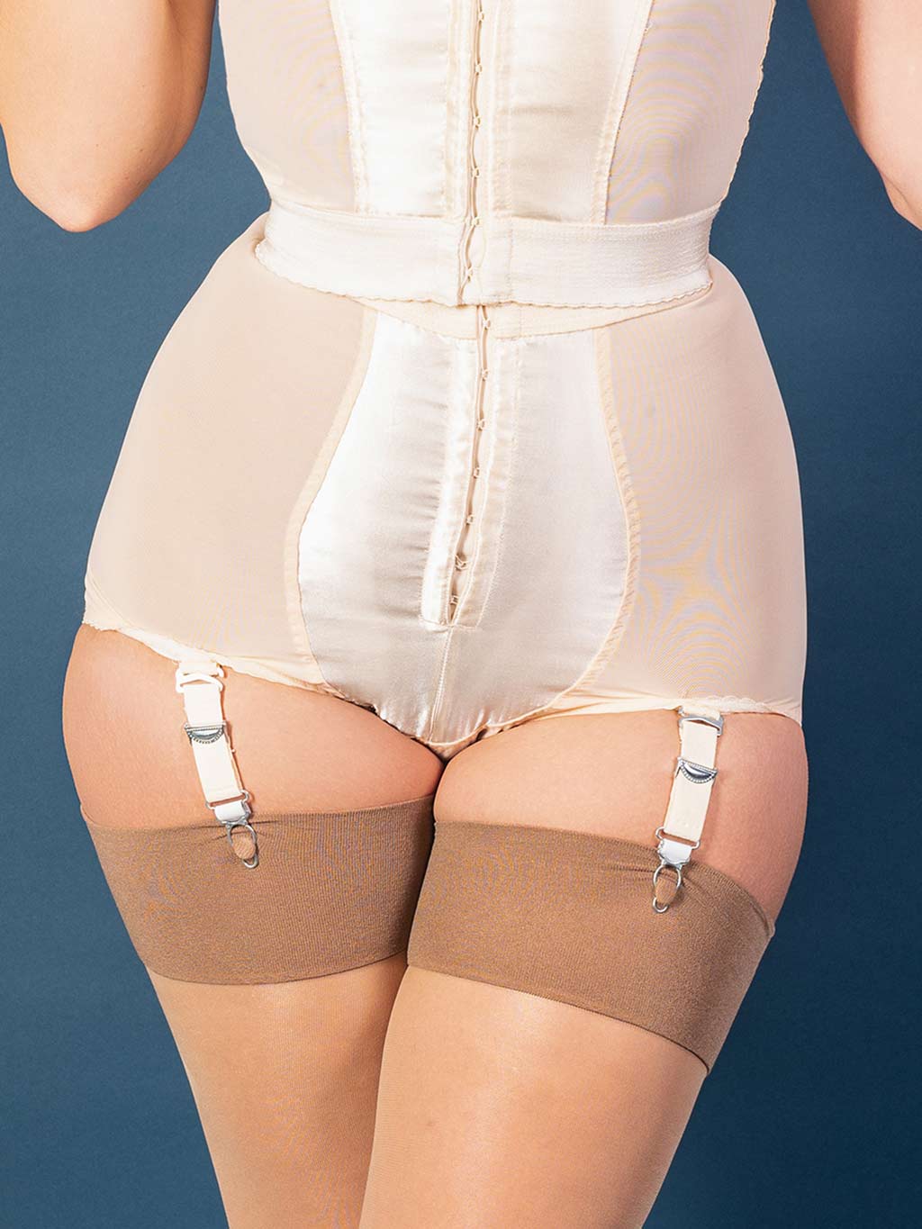 Trixie White Firm Control Girdle by What Katie Did