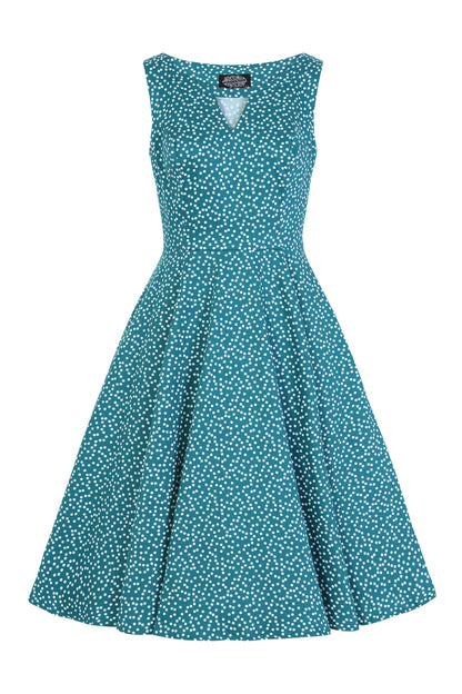 La Rosa Dotty 50s Swing Dress by Hearts and Roses London