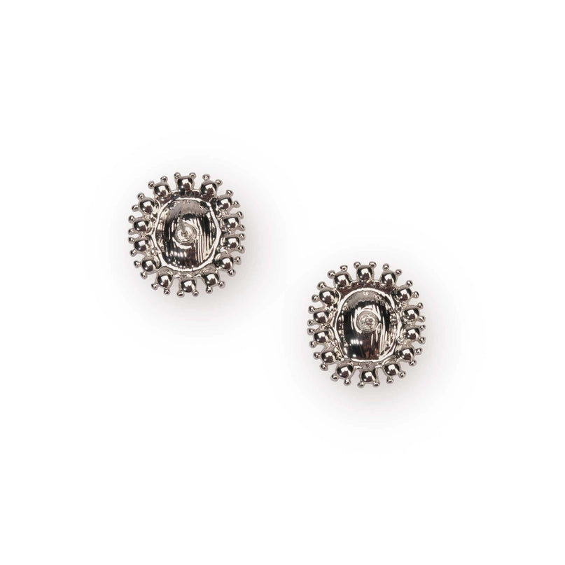 Princess Diana Sapphire Crystal Stud Earrings by Lovett & Co