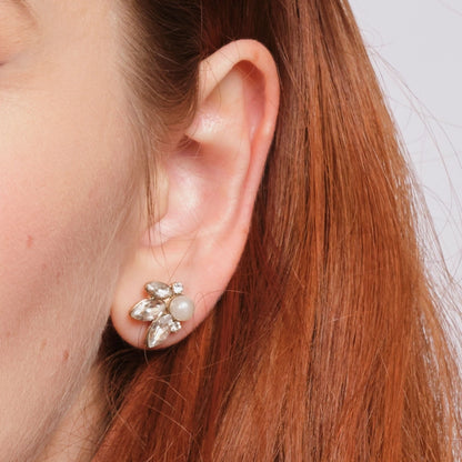 Leaf & Pearl Earring by Lovett & Co