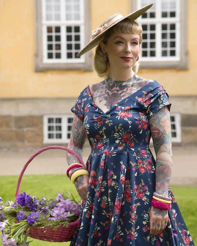 Lily Floral Dragonfly Dress by Dolly & Dotty