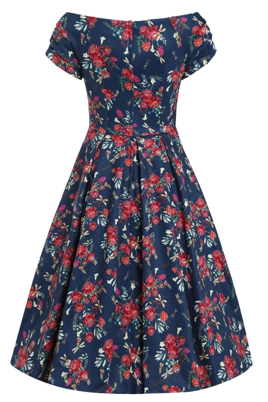 Lily Floral Dragonfly Dress by Dolly & Dotty