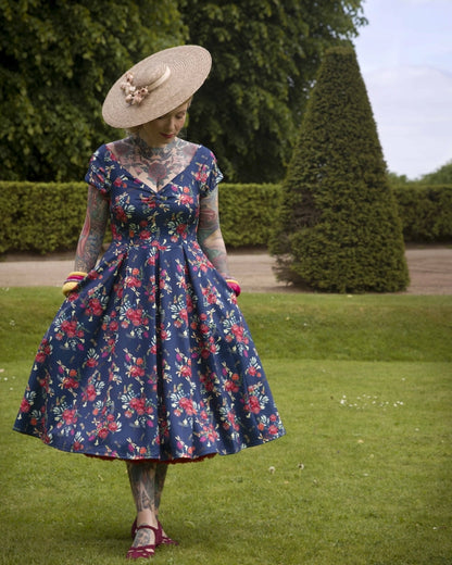 Lily Floral Dragonfly Dress by Dolly & Dotty