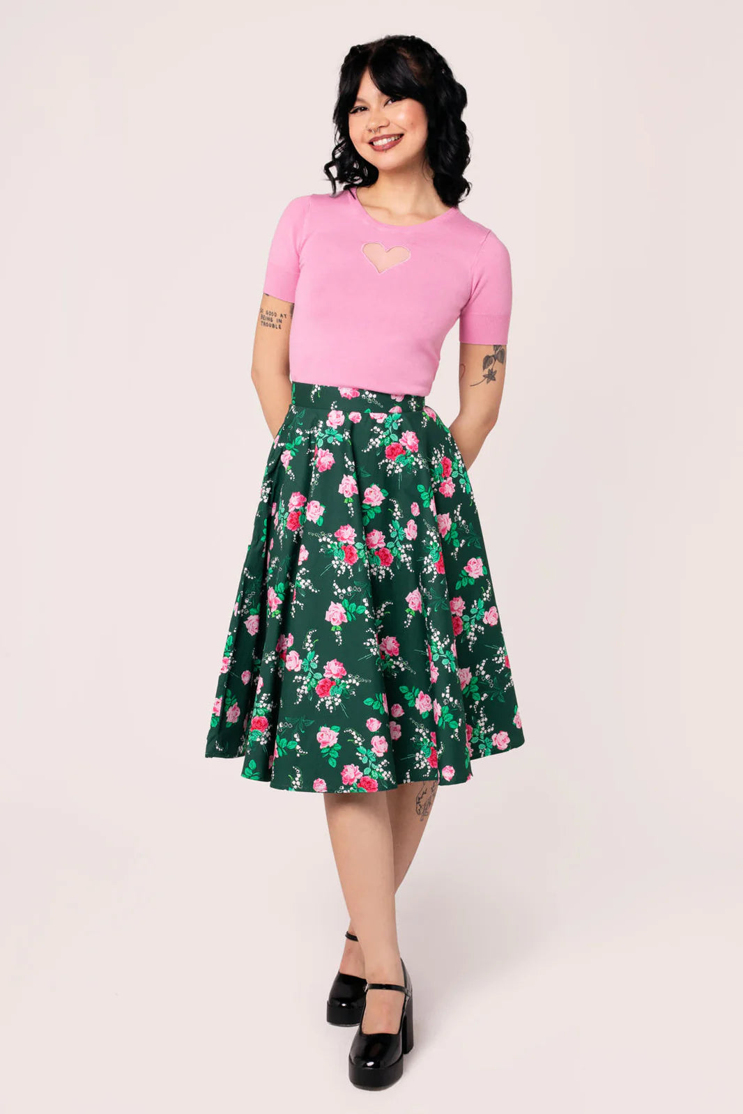 Mabel 50s Skirt by Hell Bunny