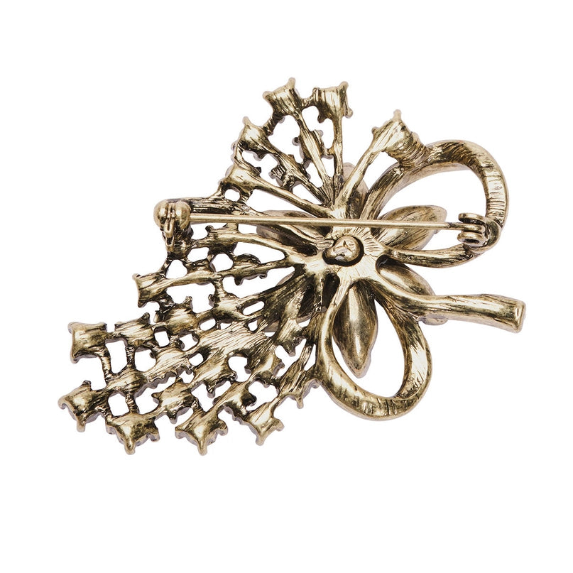 Miriam Haskell Flower Brooch by Lovett & Co