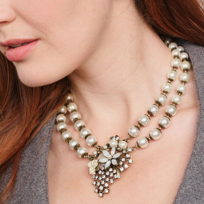 Miriam Haskell Pearl Necklace by Lovett & Co